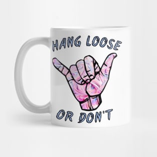 Hang loose shaka pastel surfer hippie hand symbol Mug